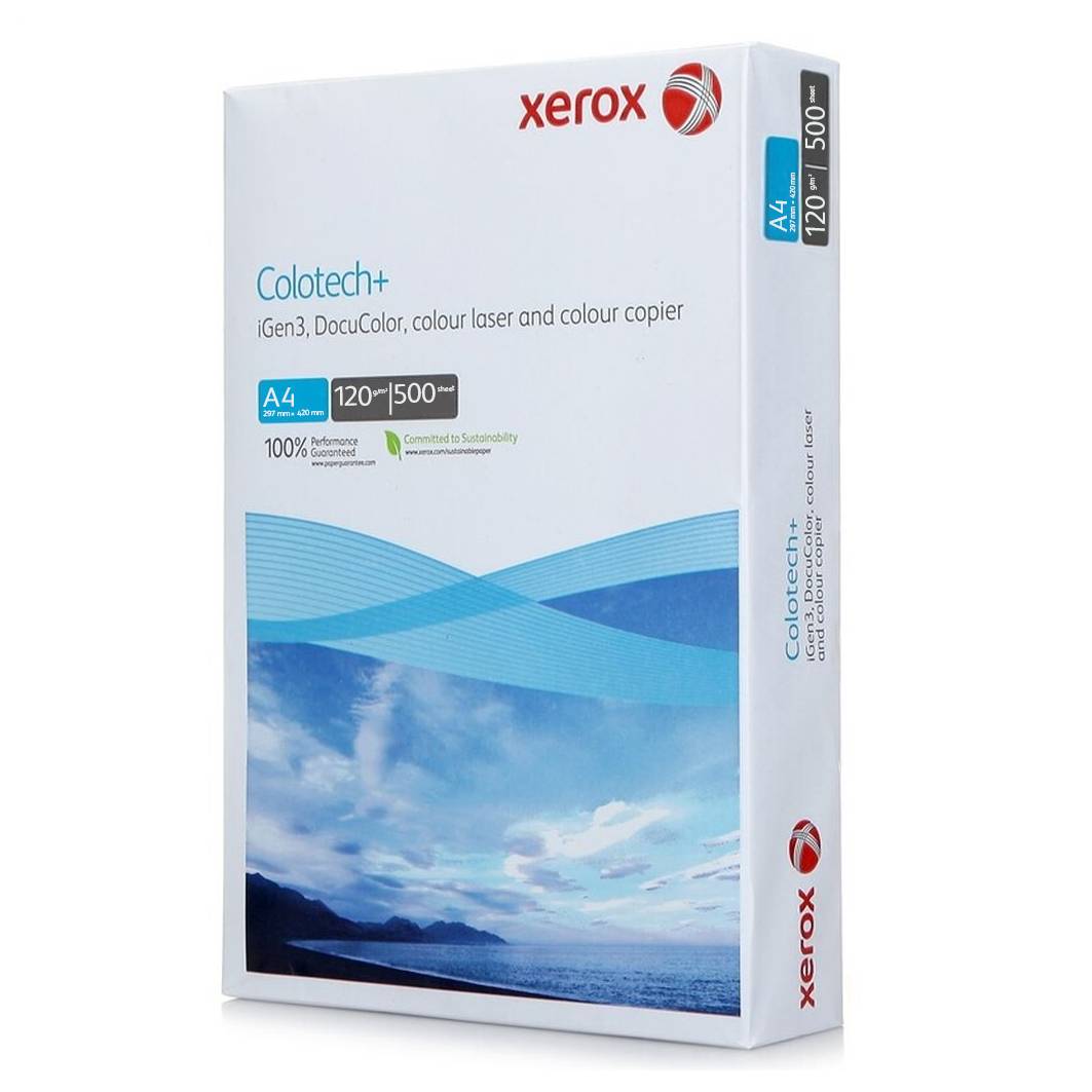 Бумага XEROX Colotech Plus 120 A4 500л.  Грузить кратно 4шт