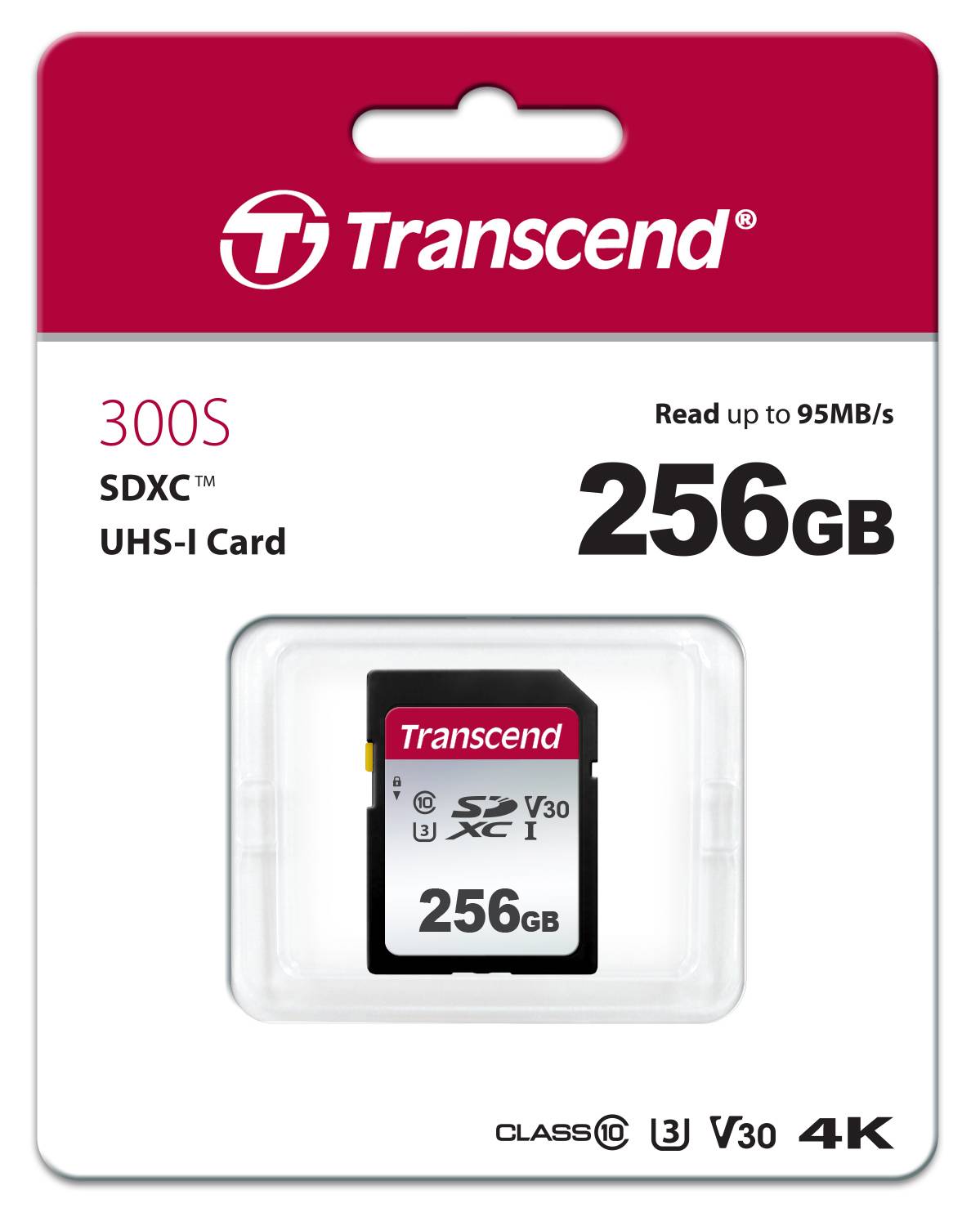 Карта памяти transcend 300s 128 гб