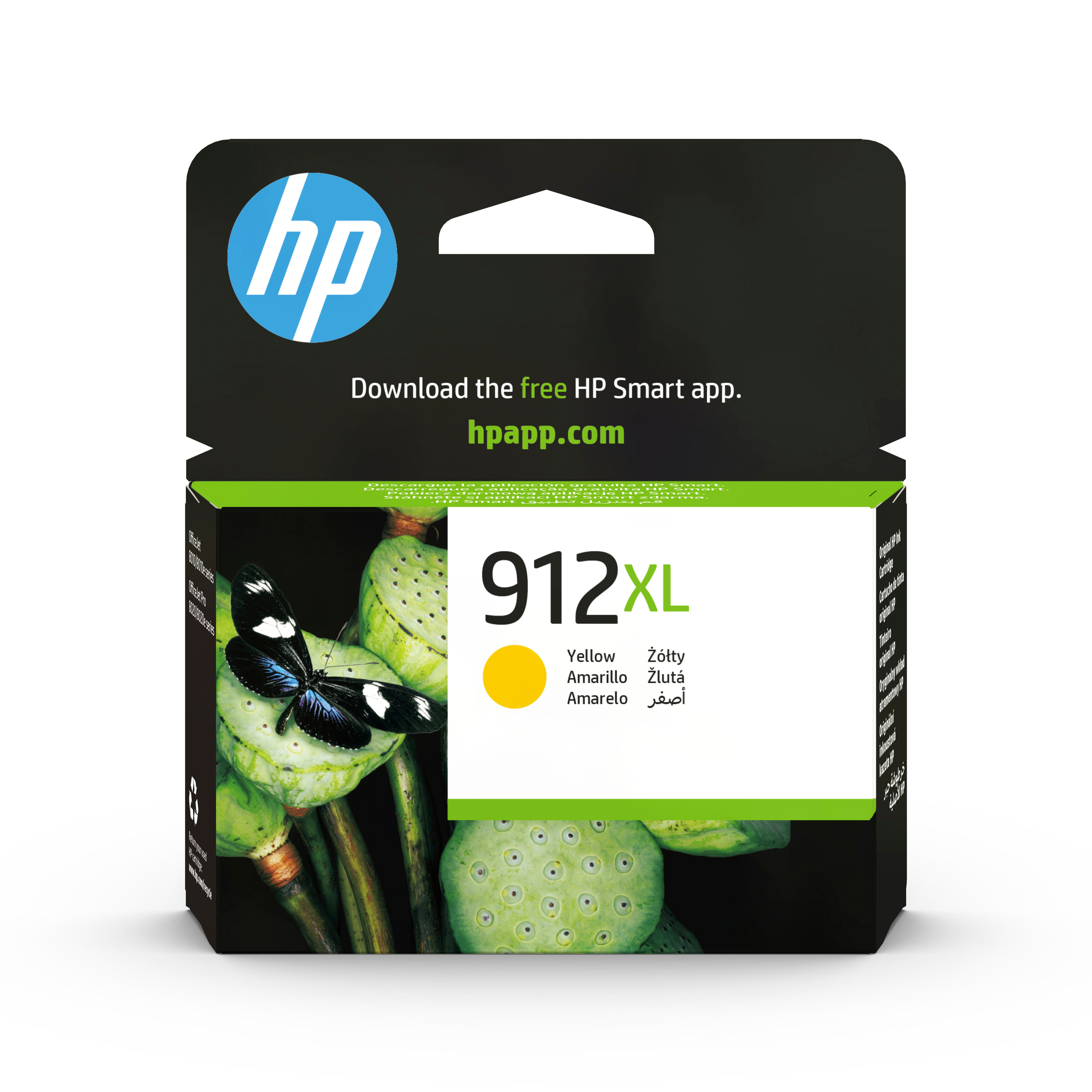 Картридж струйный 912XL для HP OfficeJet 801x/802x, 825стр. (О) жёлтый 3YL83AE