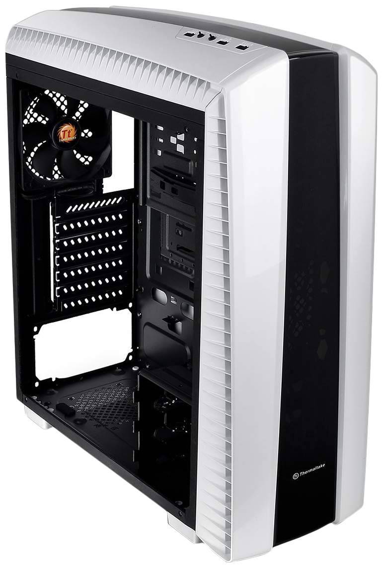 Корпус Thermaltake Versa N27 White (2xUSB + USB 3.0, 2xAudio,120мм FAN, прозрачная стенка, ATX, без БП)