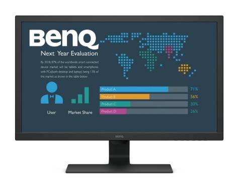 МОНИТОР 27″ BenQ BL2783 Black (1920×1080, 1 Ms, 170°/160°, 300 Cd/m, 12M:1, +HDMI, +DisplayPort, +MM)