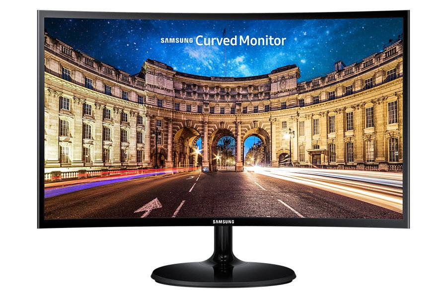 МОНИТОР 27″ Samsung C27F390FHI Glossy-Black (VA, LCD, LED, Curved, 1920×1080, 4 Ms (GTG), 178°/178°, 250 Cd/m, 3000:1, +HDMI)