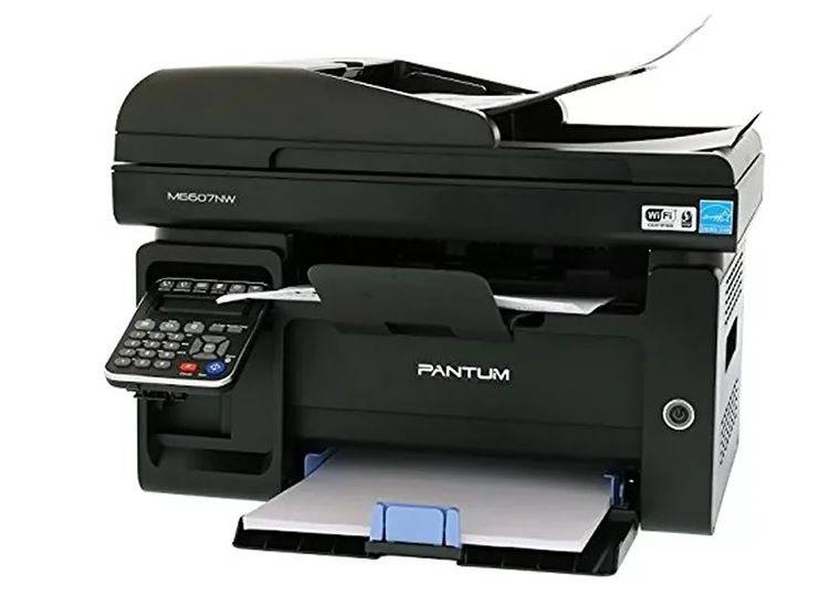 МФУ Pantum M6607NW (A4, 22стр / мин, 256Mb, LCD, лазерное, ADF35, WiFi, сеть)