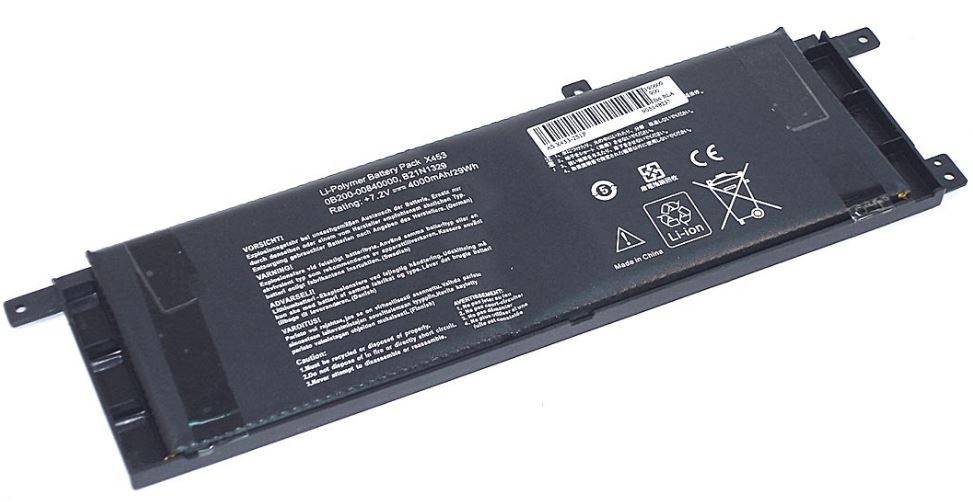 Батарея для Asus X453MA/X453SA/X553MA/X553SA/F553MA/F553SA (C21N1329) 7.6V 30Wh 3950mAh (OEM)